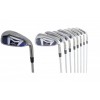AGXGOLF MEN'S ONE SWING SAME LENGTH IRONS SET 4, 5, 6, 7, 8 & 9 + PITCHING WEDGE; LEFT OR RIGHT HAND SENIOR REGULAR or STIFF FLEX, CHOICE of FINISHED LENGTH, BUILT in USA!! SEE OPTIONS